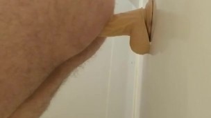 Verbal vers daddy shoving back on toy in the shower