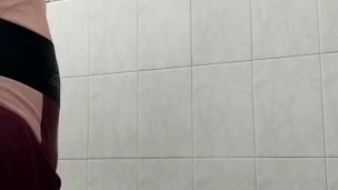 Taking shower after restless night with my bf wearing bikiny