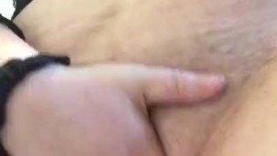 Masturbating after a creampie