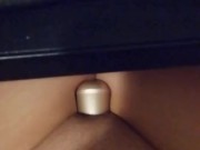 Cumming at my desk 8/16