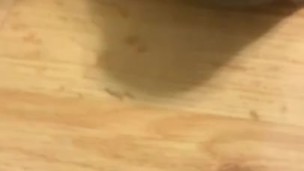 Teen girl feet ignore while washing dishes pov asmr