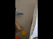 Granny Shower Water Masturbating Hard Orgasm 13/16