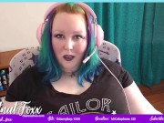 Gamer Girl Spanks and Masturbates on Stream - PREVIEW