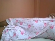 Sri Lankan  Ladyboy Shemale in Sexy Nighty 9/16