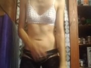 Punk Rock Goddess in Thigh Highs Shaking Thicc Ass