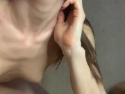 Step sister has sex on parent couch with new boyfriend 16/16