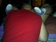 BBW wife gets ate by hubby's best friend 13/16