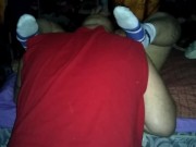 BBW wife gets ate by hubby's best friend 8/16