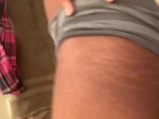 Super short sneak peak after a shower. (First video) 