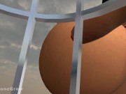 Giantess Sacrifice (Growth, POV, Breast & Ass expansion, Insertion) 13/16