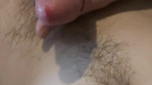 Young guy plays with his cock