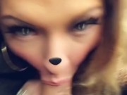 Snapchat road head in front of police