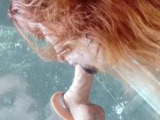 Redhead goth deepthroat blowjob - TheGoddessOfLust 6/16
