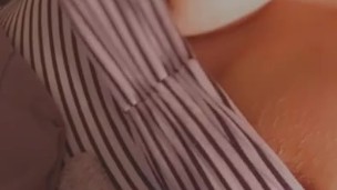 Playing with my big boobs nipples so hard 