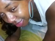 Hubby had to stop rubbing me down due to site of my ass