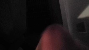 Jerking off secretly while roommates home