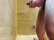 Solo Masturbating In The Shower