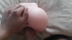 Practicing by edging my cock