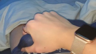 Jerking off in my stepbrothers boxers.