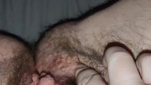 FTM playing with my slut boy pussy and texting it to Daddy while he works