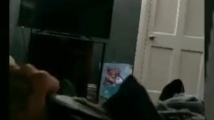 Love just rubbing my cock