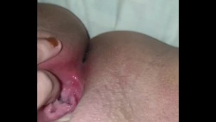 White BBW Fucks Herself for Her Snapchat Followers