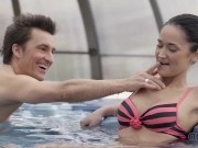 OLD4K. Handsome dad Angie Moon makes awesome love to flawless 2/16