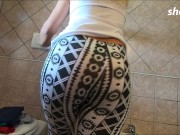 I try panta-yoga leggings for you ..(trying on pants) big cameltoe  1/16