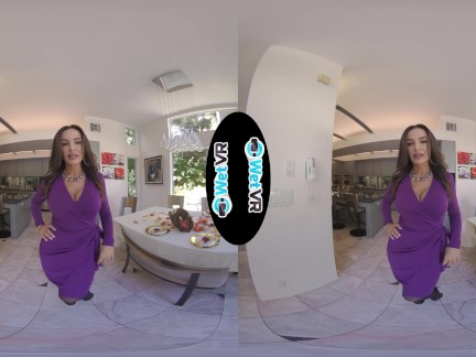 WETVR Brunette Leaks Cum All Over Big Dick In VR