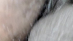 Horny Ebony BBW gets doggy style internal creampie from BHM at 5am. ASMR