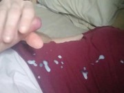 cumming on my t shirt 16/16
