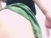 Carlycurvy slapping her ass hard in a short skirt  6/16