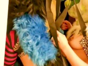 Sucario the Husky Breeds Pixie aka piperthebun in a full sex swing 13/16