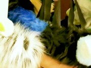 Sucario the Husky Breeds Pixie aka piperthebun in a full sex swing 4/16