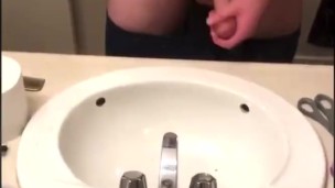 Jerking off my big dick 