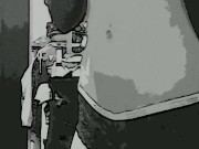 Sexy Milf dancing in cartoon style
