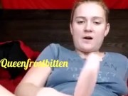 Queen stroking humiliation 