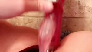 Playing with my toy