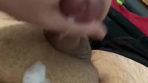 Chubby Asian jerk off