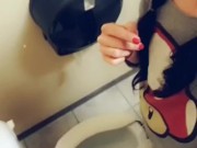 Snapchat Premium Available! Pissing In A Toilet Tank 1/16