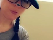 Snapchat Premium Available! Pissing In A Toilet Tank 2/16