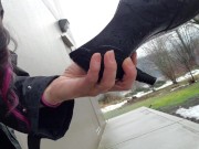Naughty Public Pantyhose Piss 13/16
