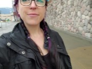 Naughty Public Pantyhose Piss 2/16