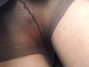 Naughty Public Pantyhose Piss 5/16