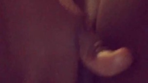 Ebony fingering wet pussy