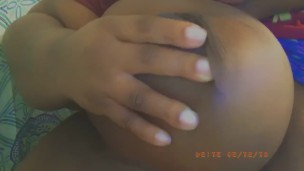 Playing with my nipples