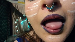 Arab goddess lip fetish dick sucking lips and sucking on candy