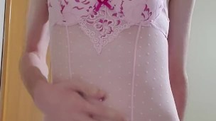 CD showing off her body