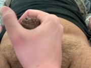 PAWG sucks her cum off of my dick/ Male POV / jerks me off after I cum  15/16