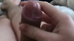 Masturbating with precum